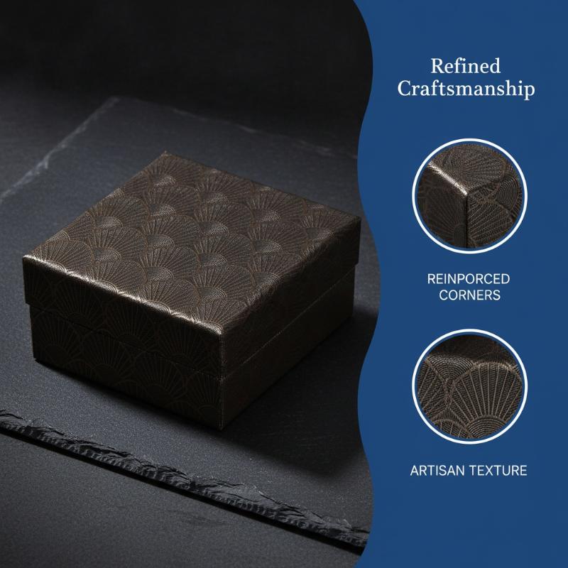 Body Jewelry Display - 5Pcs 7x7cm Cardboard Jewelry Packaging Case