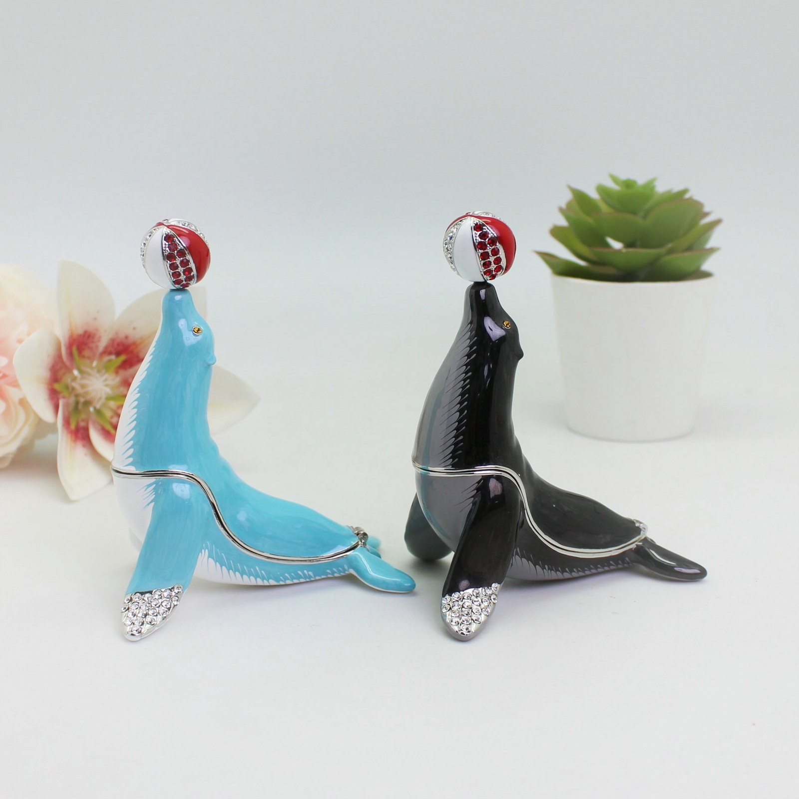 SHINNYGIFTS Sea Lion Enamel Tr - Body Jewelry Websites 评论和价格