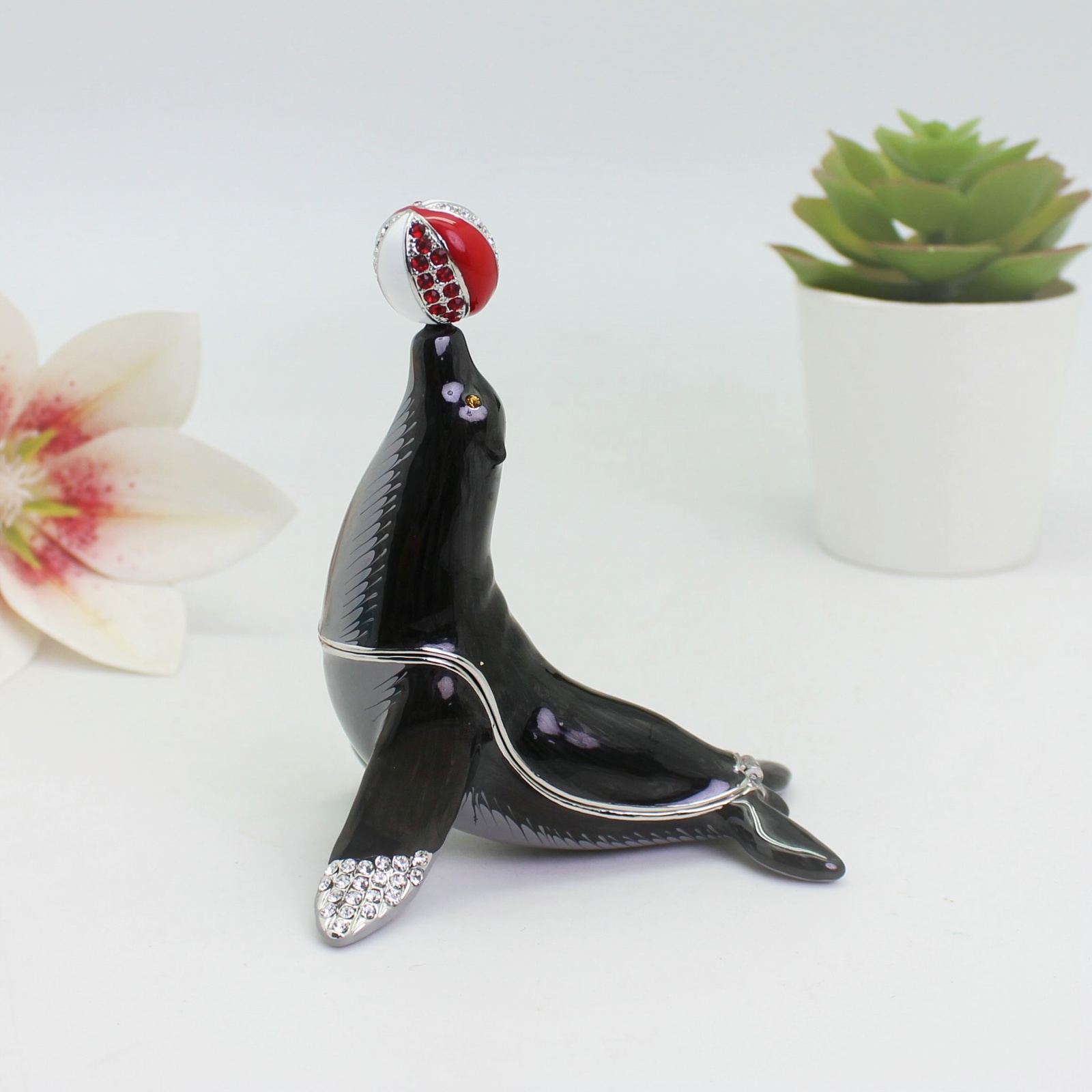 SHINNYGIFTS Sea Lion Enamel Tr - Body Jewelry Websites 评论和价格