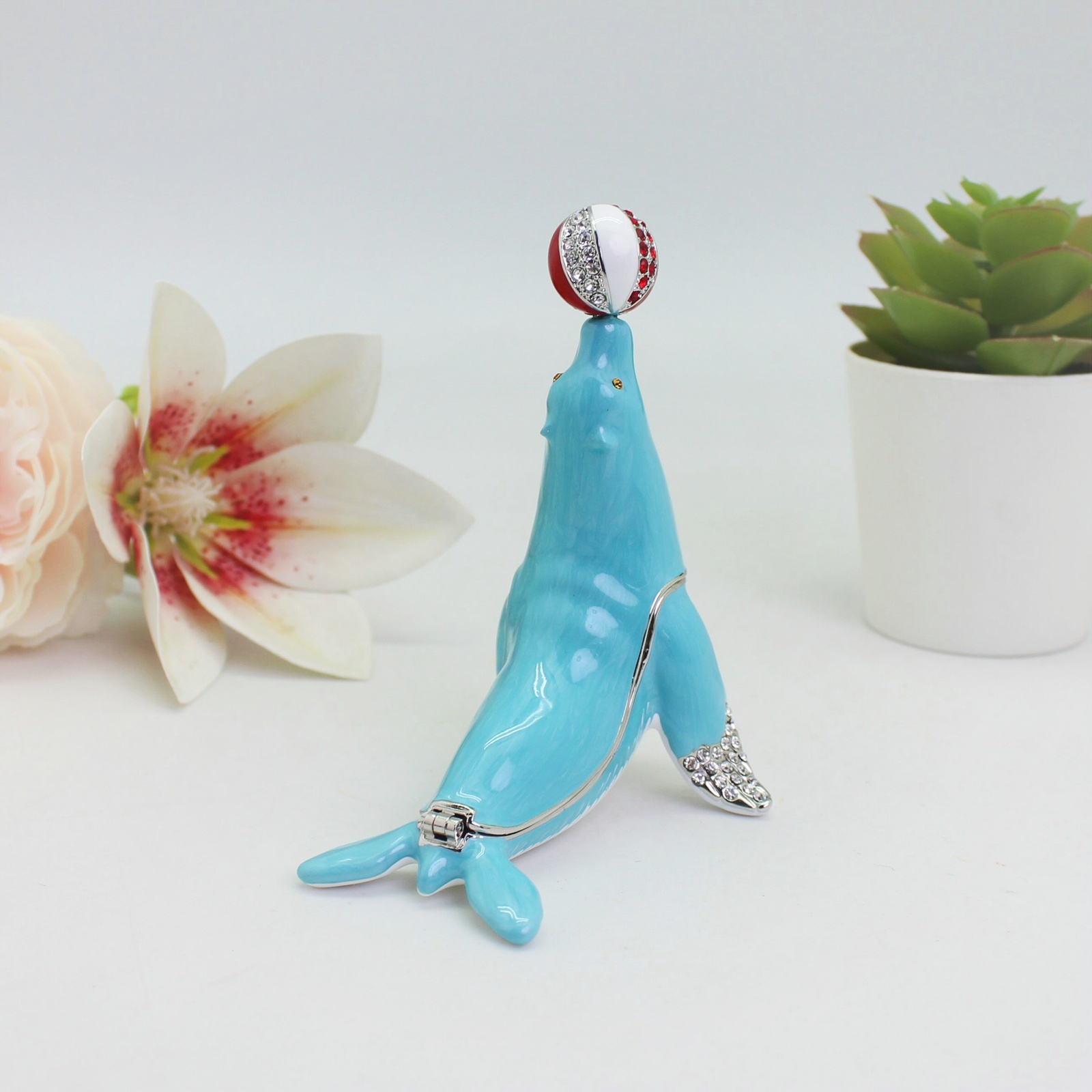 SHINNYGIFTS Sea Lion Enamel Tr - Body Jewelry Websites 评论和价格