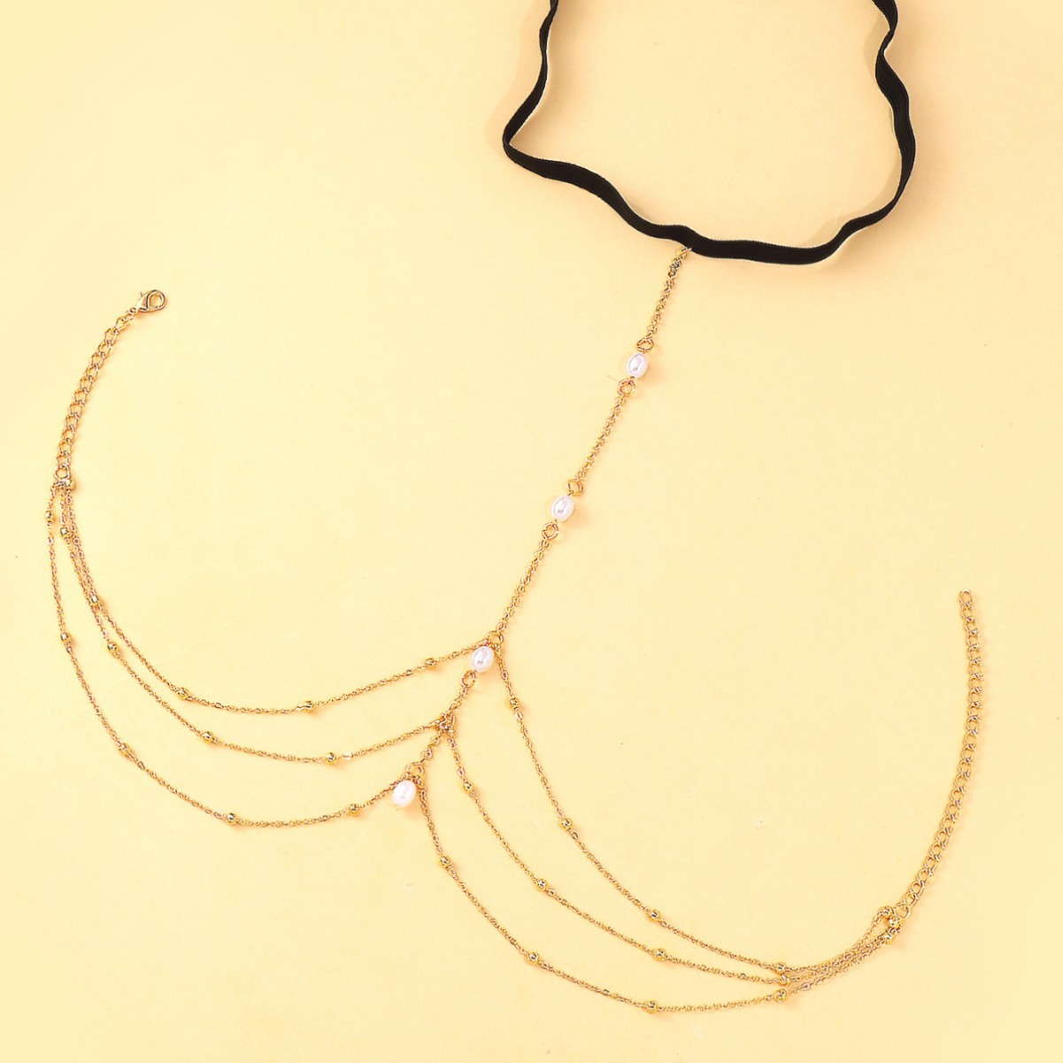 Pearl Thigh Chain for Women Ad - Body Jewelry Thigh Chain 评论和价格