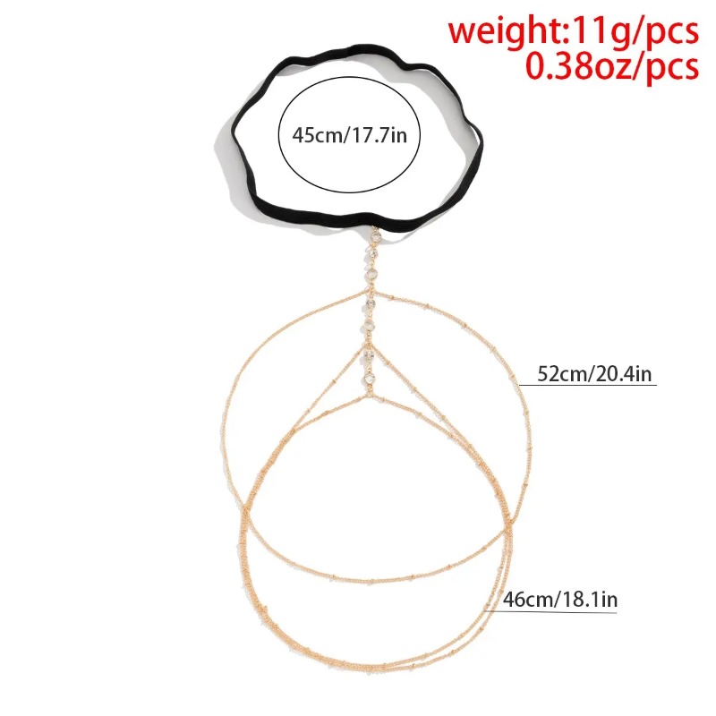 Women Summer Sexy Tassel Multi - Body Jewelry Thigh Chain 评论和价格