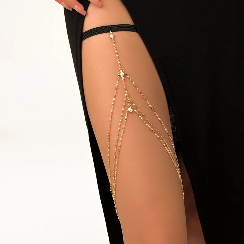 Fashion Summer Bohemian Thigh  - Body Jewelry Thigh Chain 评论和价格