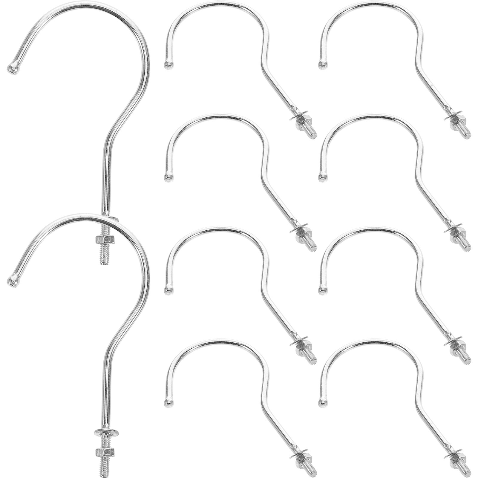 10Pcs Mannequin Body Hooks Met - Body Jewelry Display 评论和价格