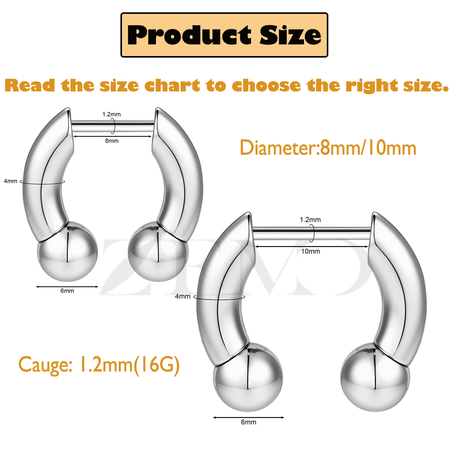 ZEMO 1 PC 16G Stainless Steel  - Body Jewelry Threadless 评论和价格
