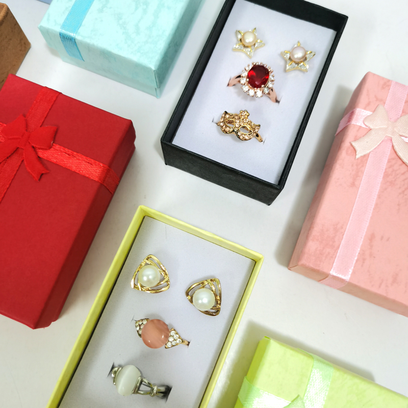 12Pcs/lot Ring Box Necklace Pe - Body Jewelry Display 评论和价格