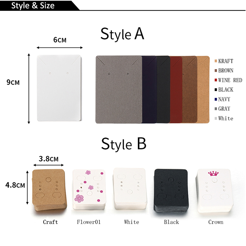 50pcs/lot Paper Display Cards  - Body Jewelry Display 评论和价格