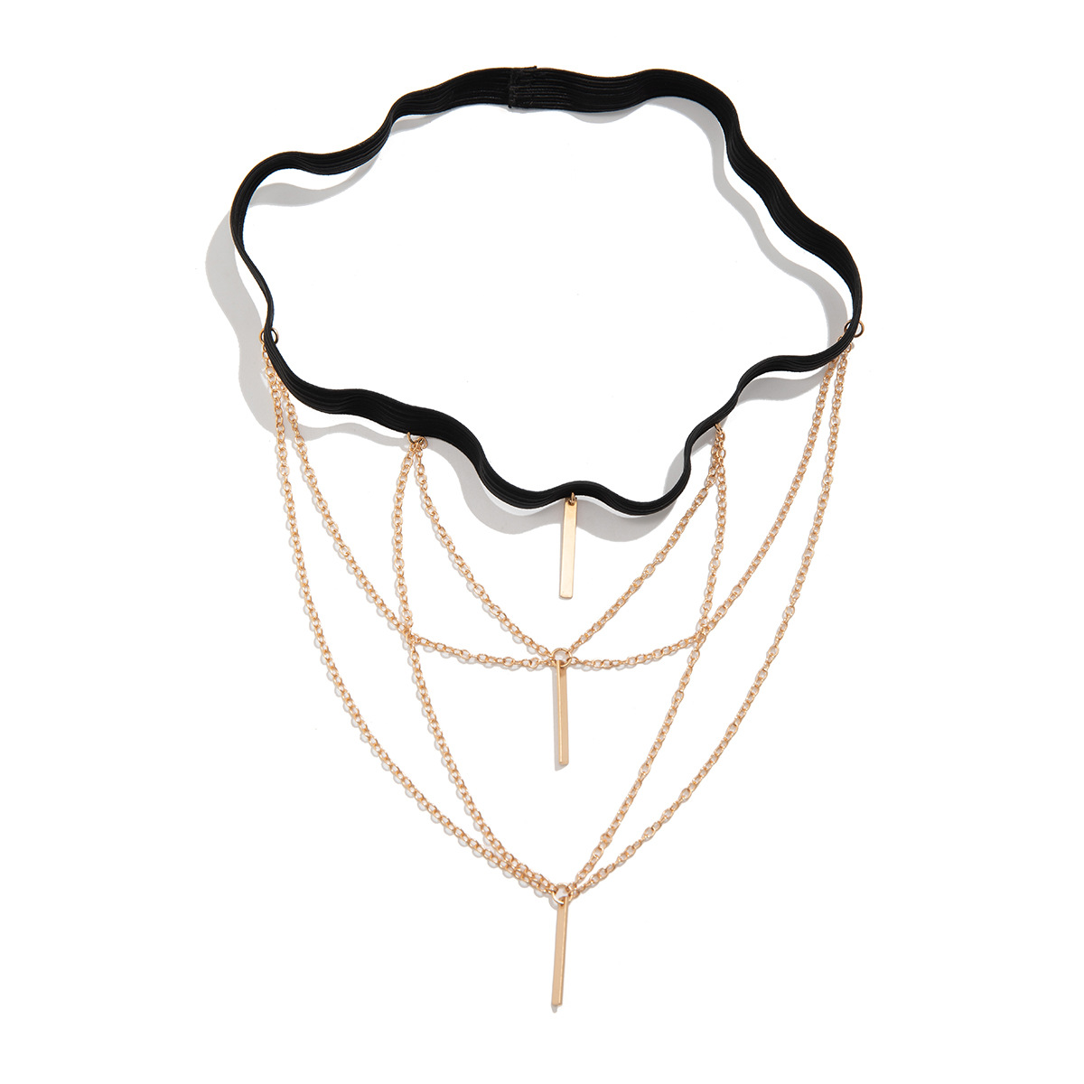 Thigh Chain Elastic Metal Bar  - Body Jewelry Thigh Chain 评论和价格
