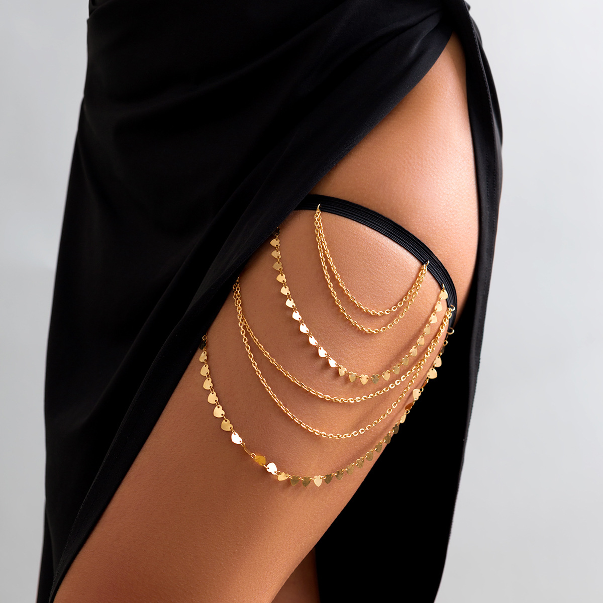 Thigh Chain Multilayer Claw Me - Body Jewelry Thigh Chain 评论和价格