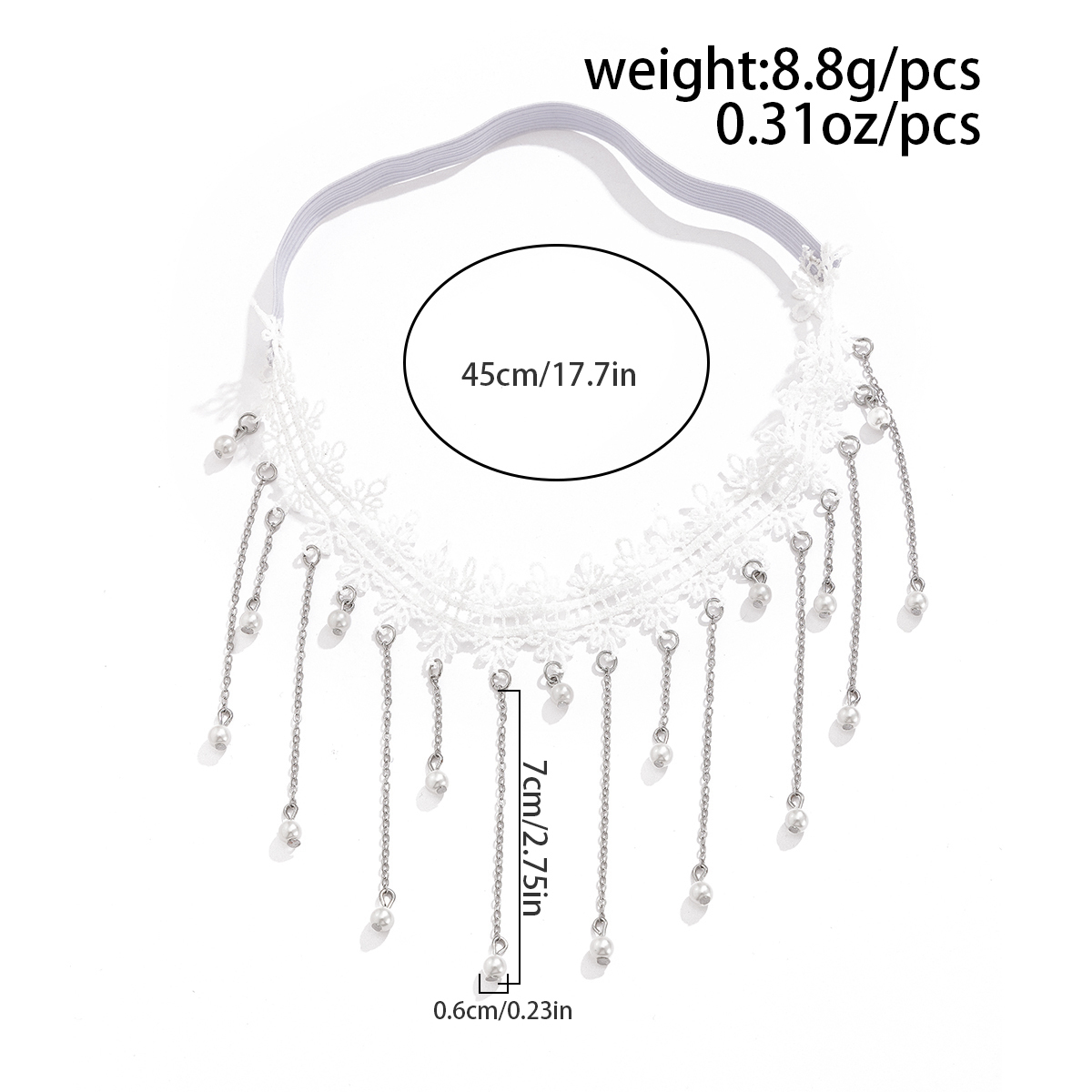 KunJoe Sexy Elegant White Lace - Body Jewelry Thigh Chain 评论和价格